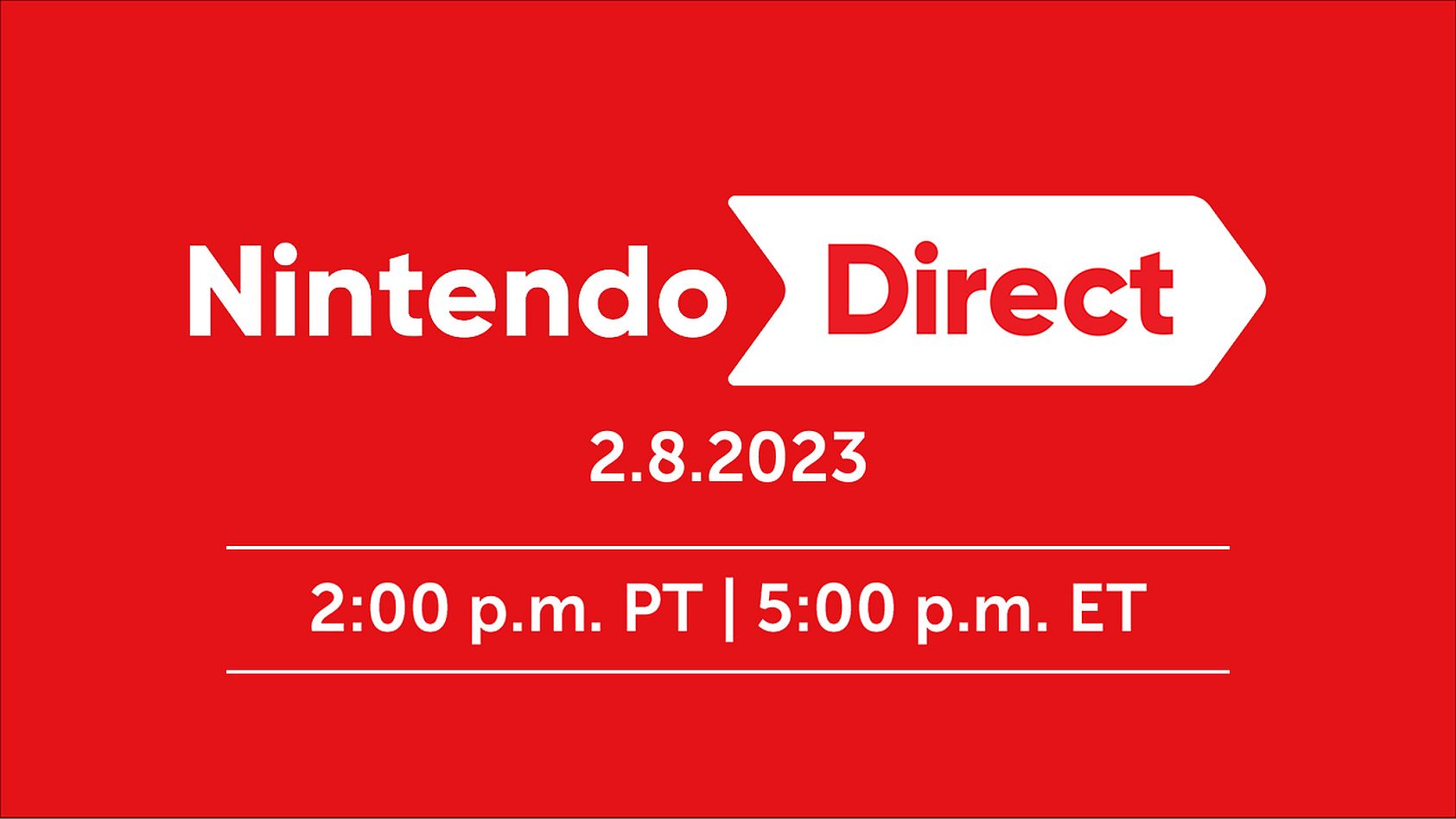 Nintendo will host a Nintendo Direct tomorrow focused on games coming in the first half of 2023